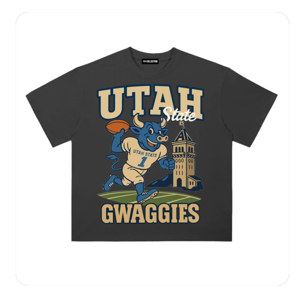 Utah State University Football Tee