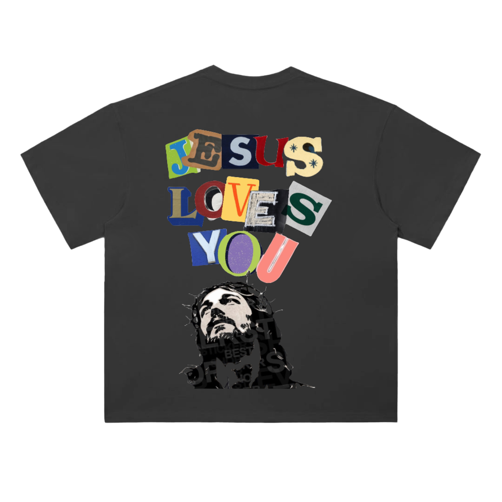 Heavyweight Drop Shoulder Cotton T-Shirt