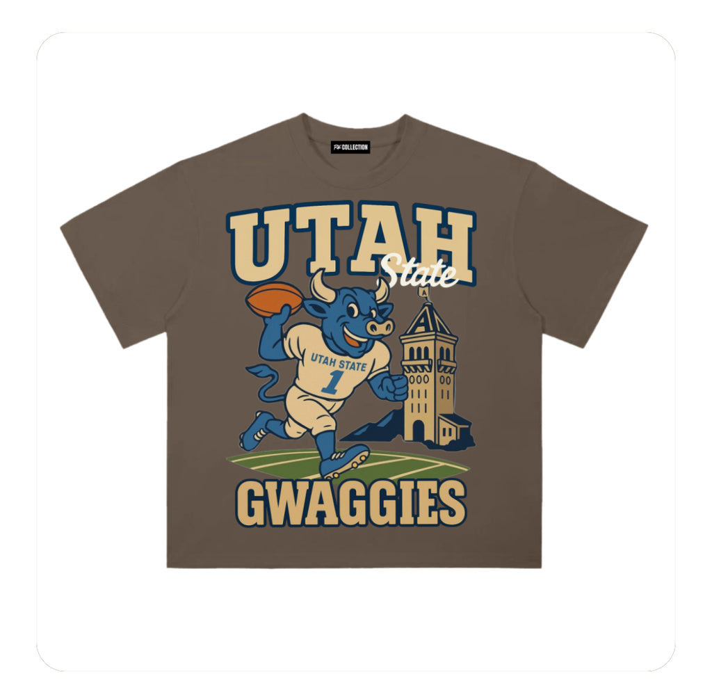 Utah State University Football Tee