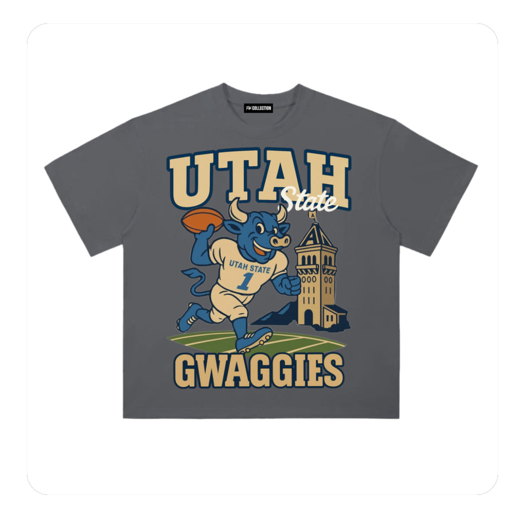 Utah State University Football Tee