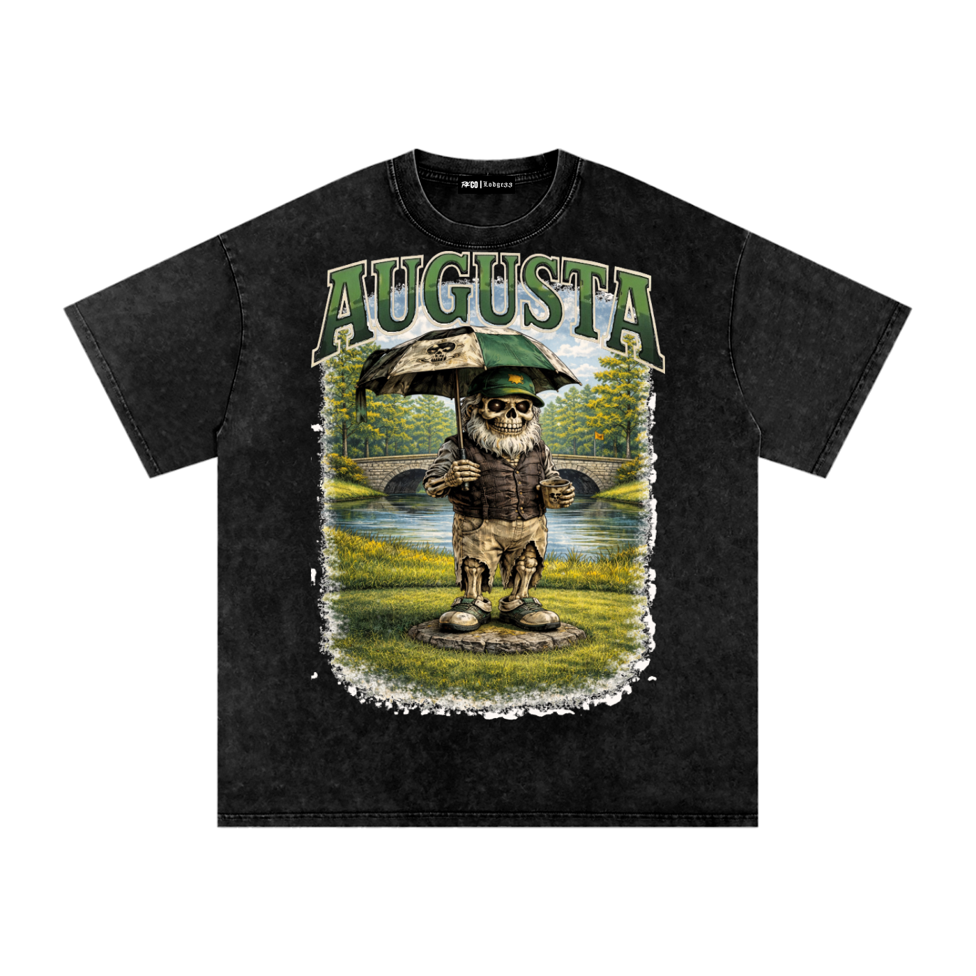 AUGUSTA GNOME TEE - ACID WASH