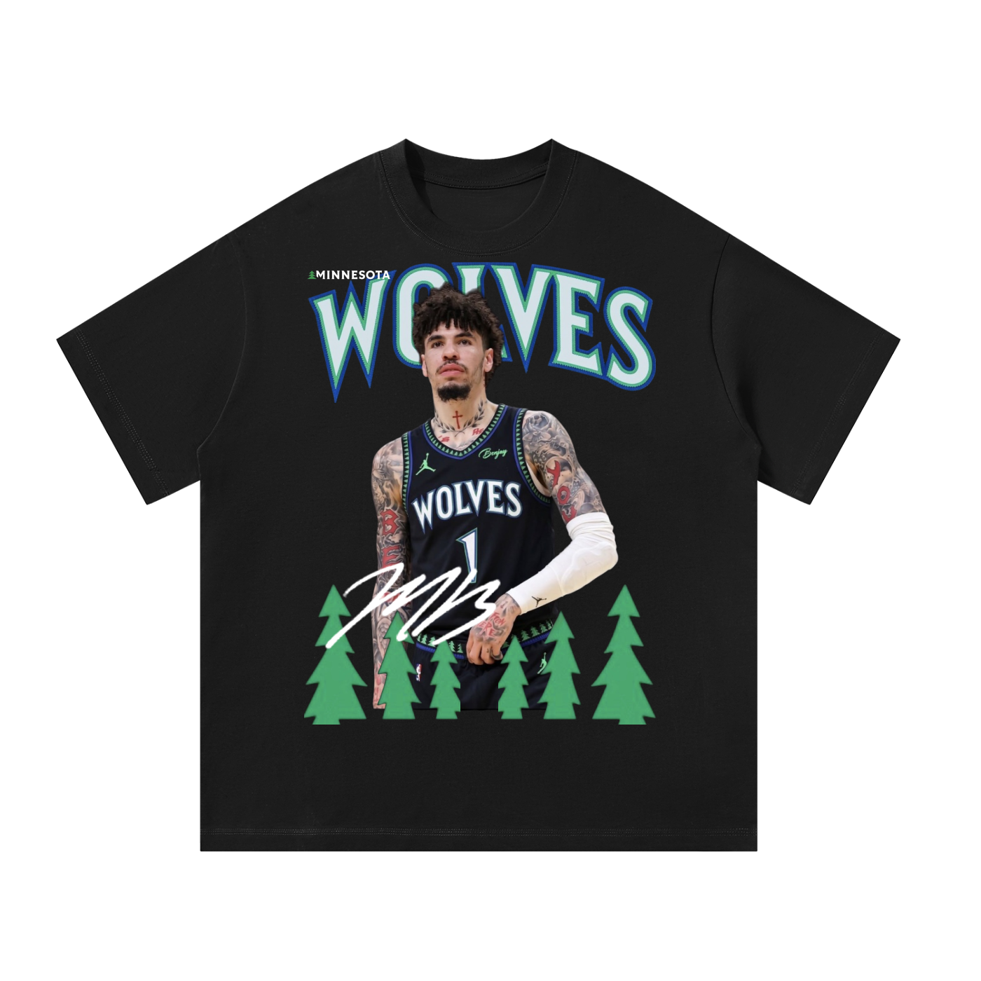 MELO BALL TIMBERWOLVES TEE