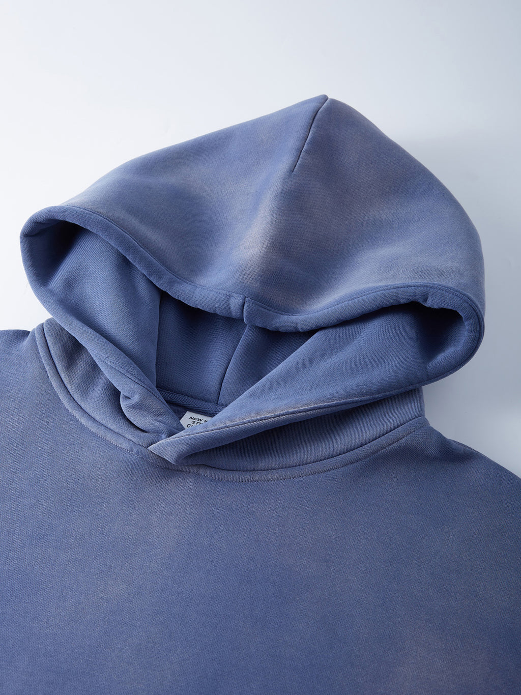 Streetwear Unisex Oversized Solid Color Fleece Hoodie
