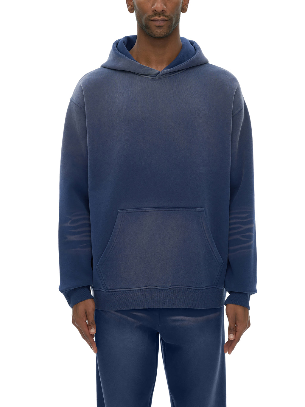 Streetwear Unisex Oversized Solid Color Fleece Hoodie