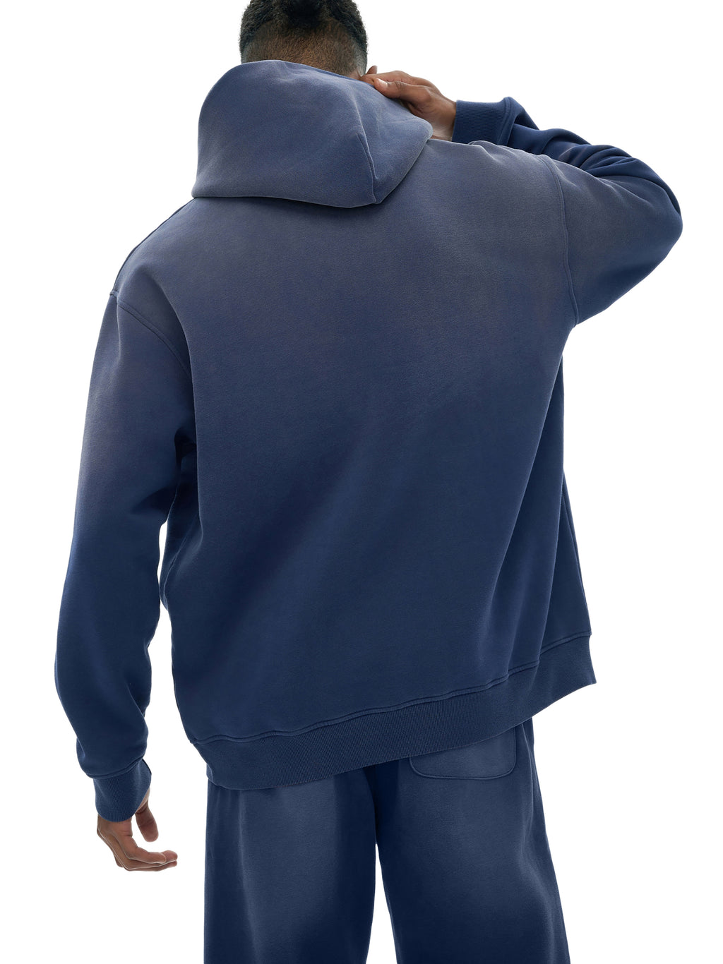 Streetwear Unisex Oversized Solid Color Fleece Hoodie
